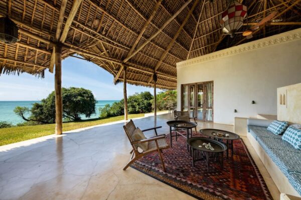 Terrasse de villa Qambani Luxury Resort Zanzibar